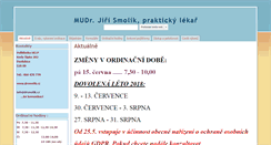 Desktop Screenshot of drsmolik.cz